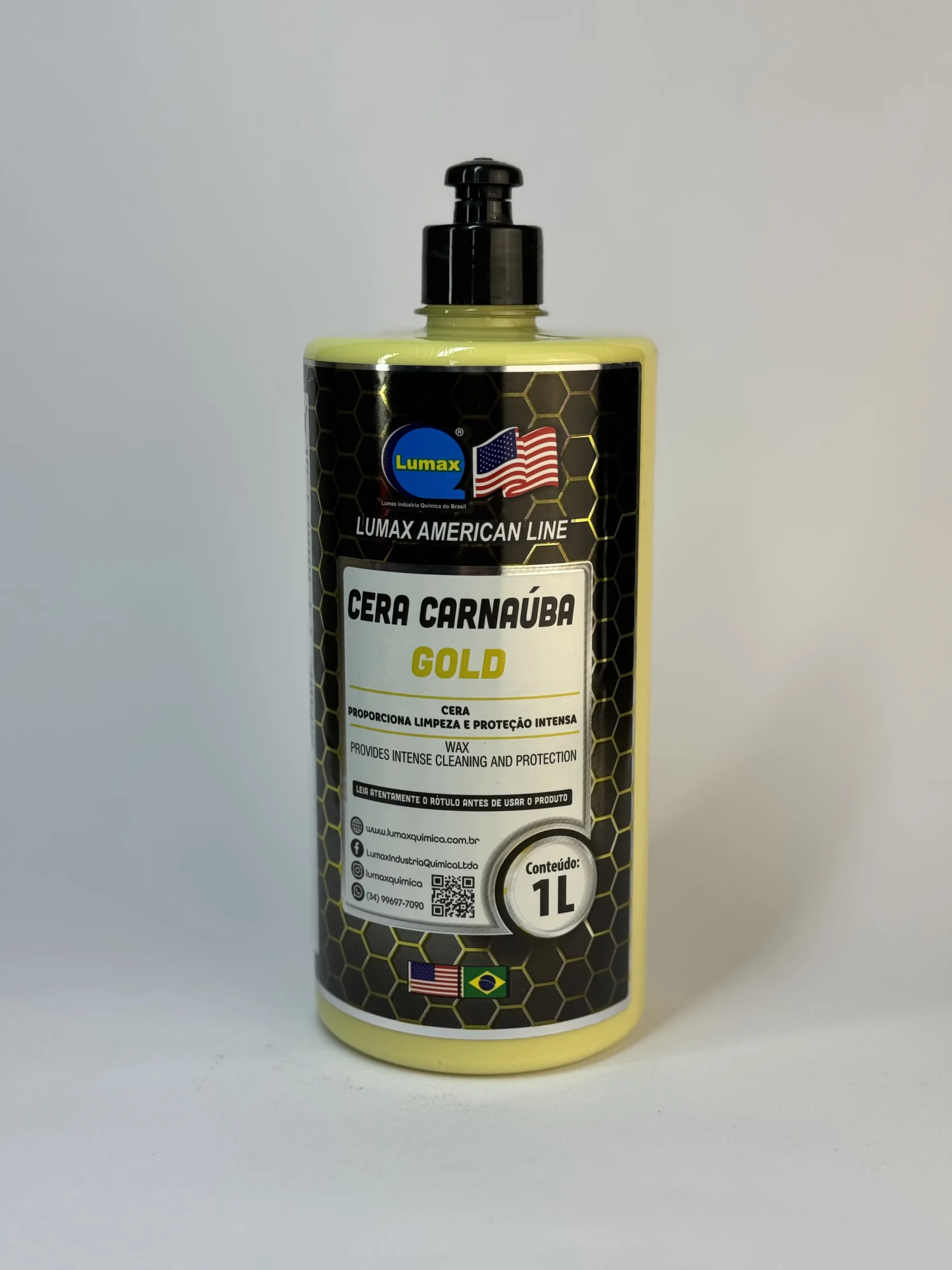 Cera Carnaúba Lumax American Line GOLD - Imagem 3